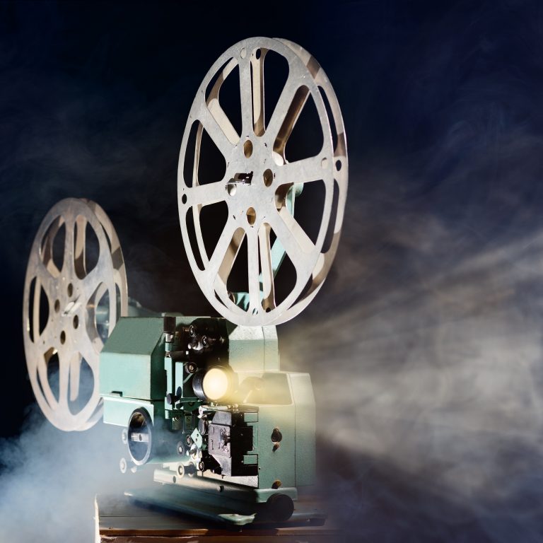 Retro movie projector Brown Trail Church of Christ
