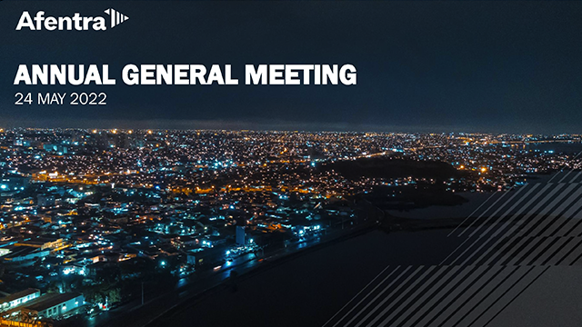 Afentra AGM 2022