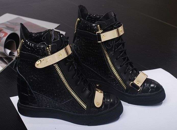 Sneakers Dama Cu Platforma GIUSEPPE ZANOTTI - PIELE NATURALA