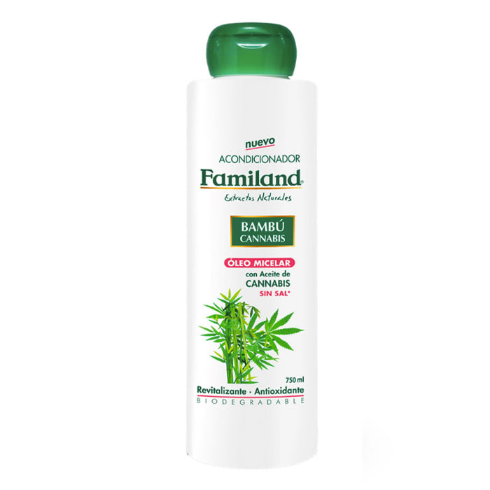 Acondicionador Bambú Cannabis Sin Sal 750 ml Familand