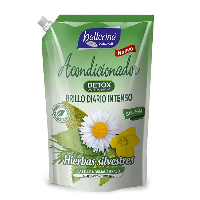 Acondicionador Doypack Sin Sal Hierbas Silvestres 900ml Ballerina