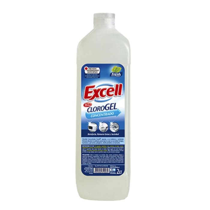 Cloro Gel Tradicional 2 Lt. Excell