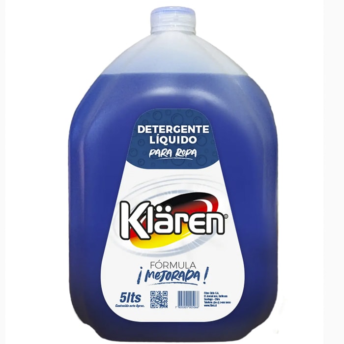Detergente Líquido Ropa 5 Lt. Klaren