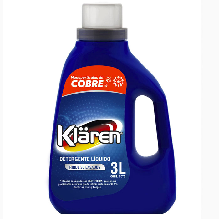Detergente Líquido Cobre 3 Lt. Klaren