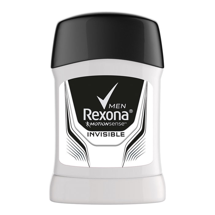 Desodorante Invisible en Barra Hombre 50g. Rexona