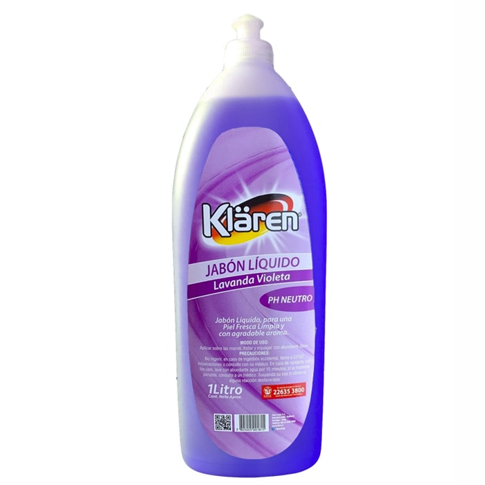 Jabón Líquido Lavanda Violeta 1 Lt. Klaren