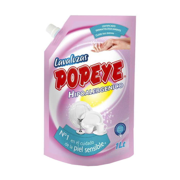 Lavalozas Hipoalergénico 1 Lt. Popeye