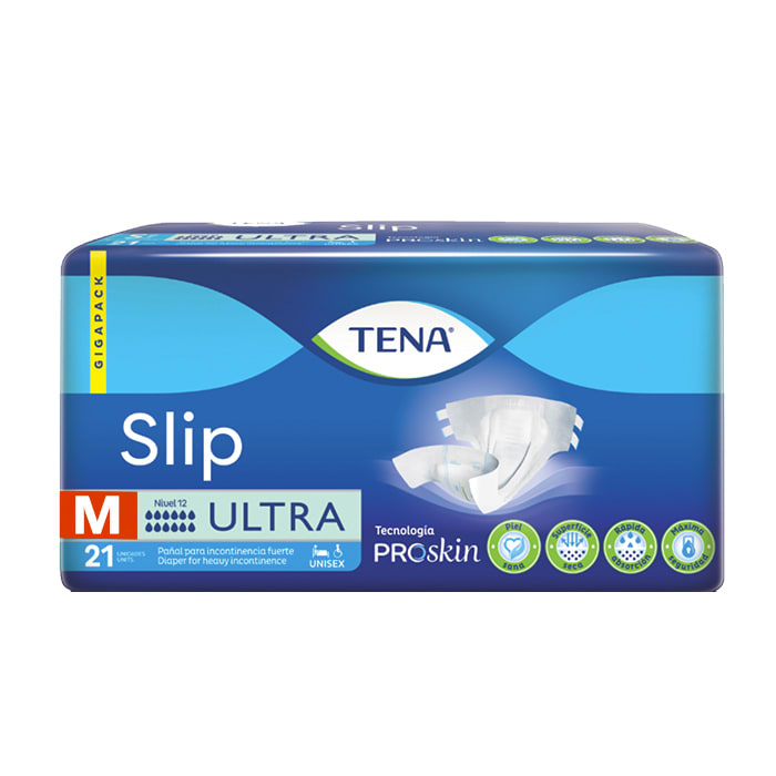 Pañal Slip Talla M 21 un. Tena