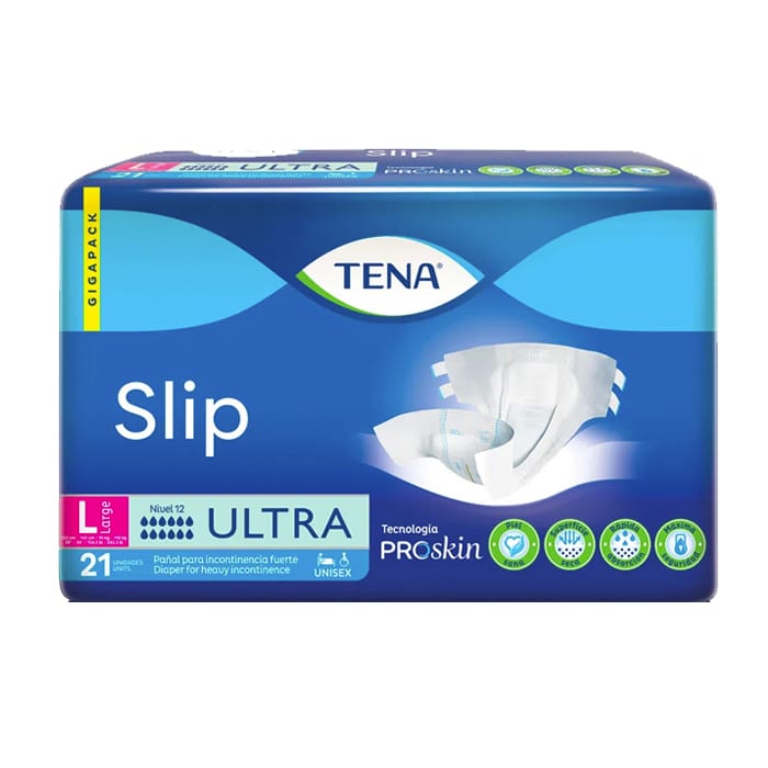 Pañal Slip Talla L 21 un. Tena