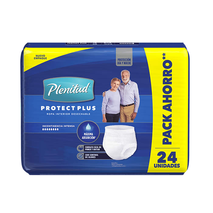 Calzón Adulto Protect Plus Talla G/XG 24 un. Plenitud
