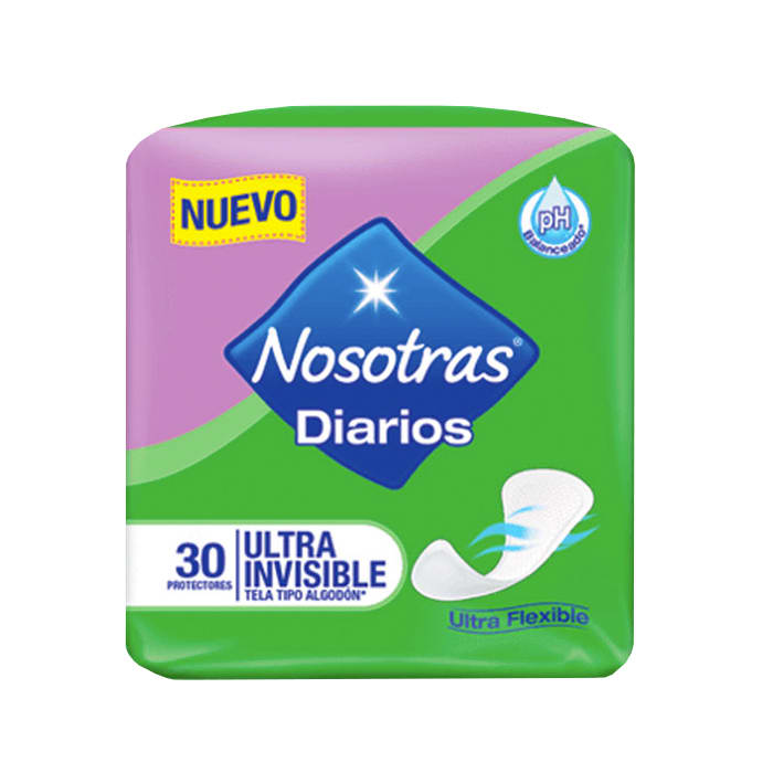 Protectores Diarios Nosotras Largos - 30 Unidades