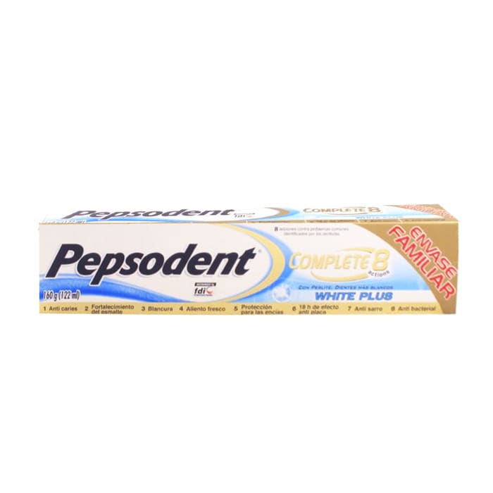 Crema Dental Complete 8 White Plus 160g Pepsodent