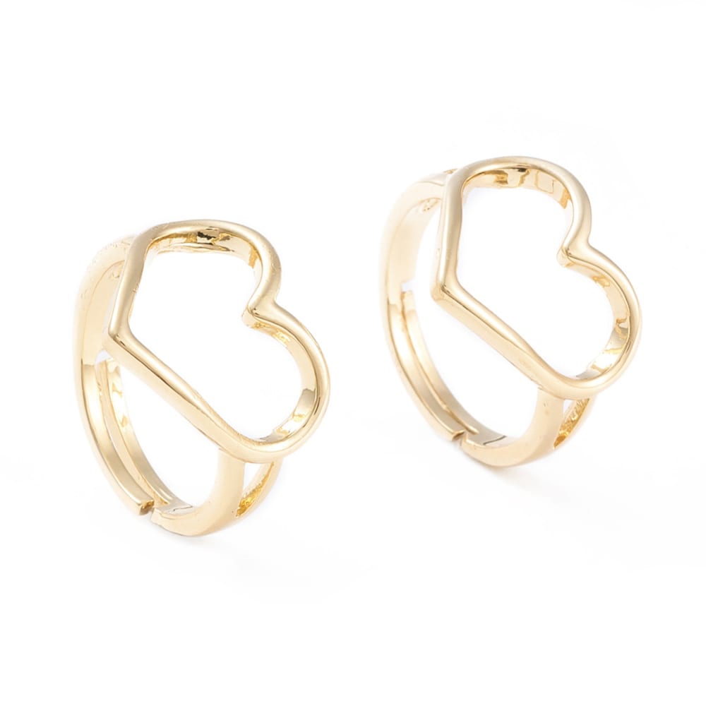 ANILLO AJUSTABLE CORAZON HUECO B/O