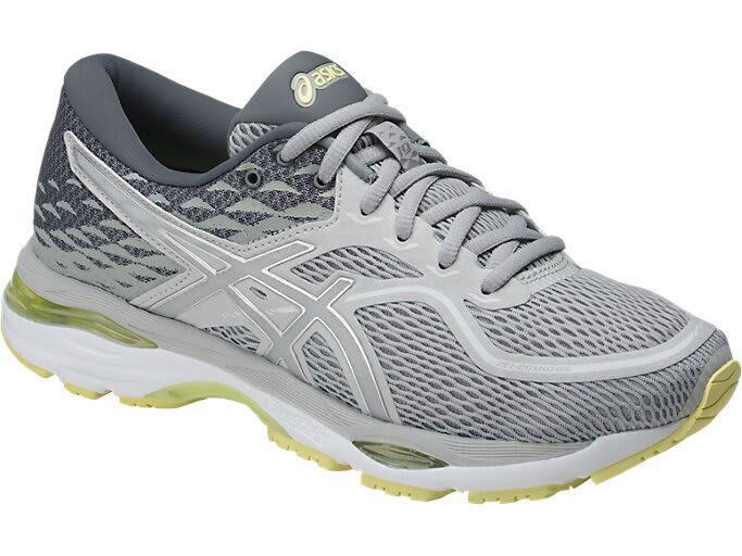 ZAPATILLAS ASICS WOMEN GEL CUMULUS 19 GLACIER GREY SILVER LIME LIGTH | ASICS  - MIZUNO - PURO SPORTS