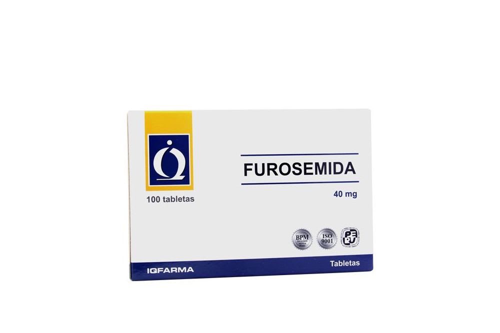 Furosemida tabletas de 40