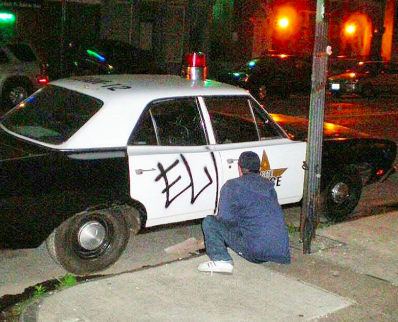Eli Showing Cops Some Love