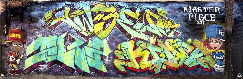 Graffiti Jam Kansas City Master Piece Bombing Science