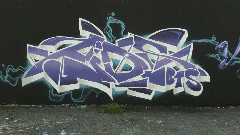 Aids (Berlin) Graffiti Writer Spotlight Bombing Science