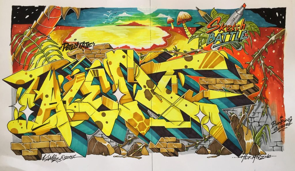 20 Awesome Graffiti Sketches the Art of Graffiti Sketching