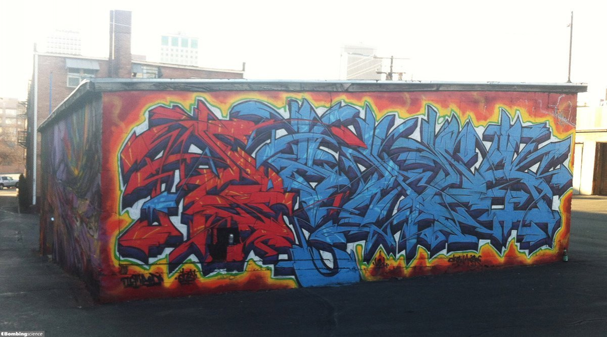 Salt Lake City Graffiti Pictures Bombing Science