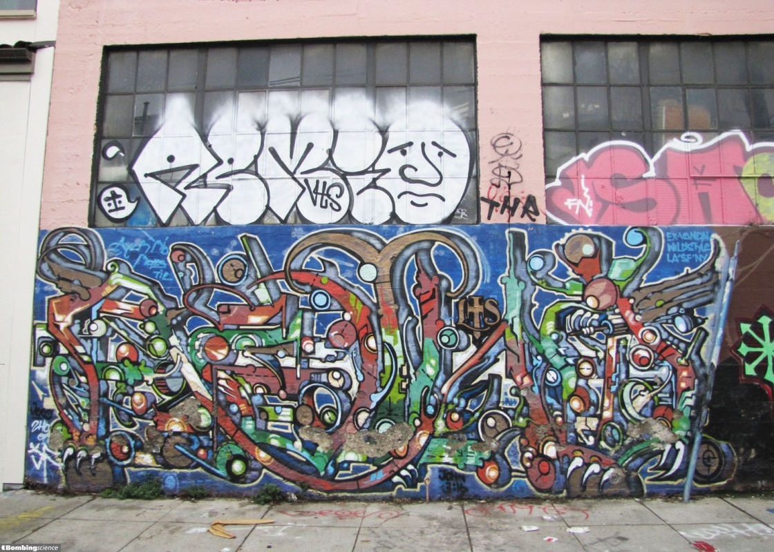 Retna graffiti pictures Bombing Science