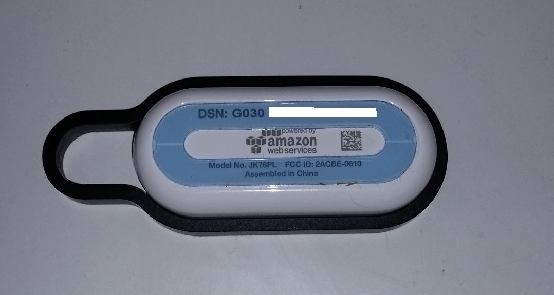 AWS IoT button back