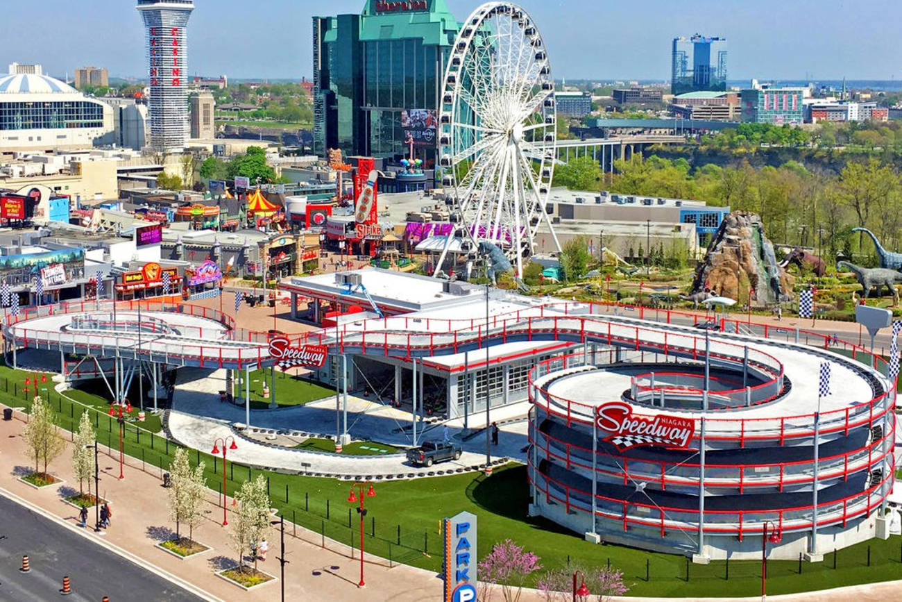 Mario Kartstyle race track in Niagara Falls is opening early