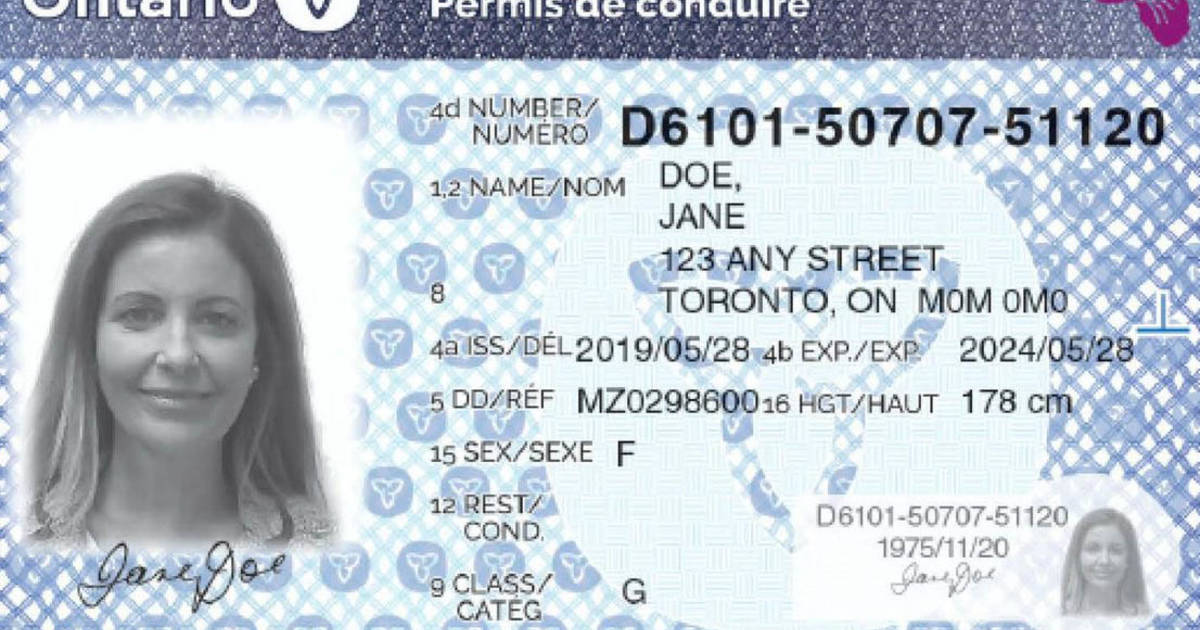 Ontario is getting new driver's licences