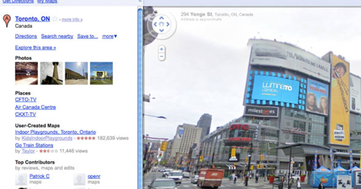 Google Street View Now Live in Toronto!