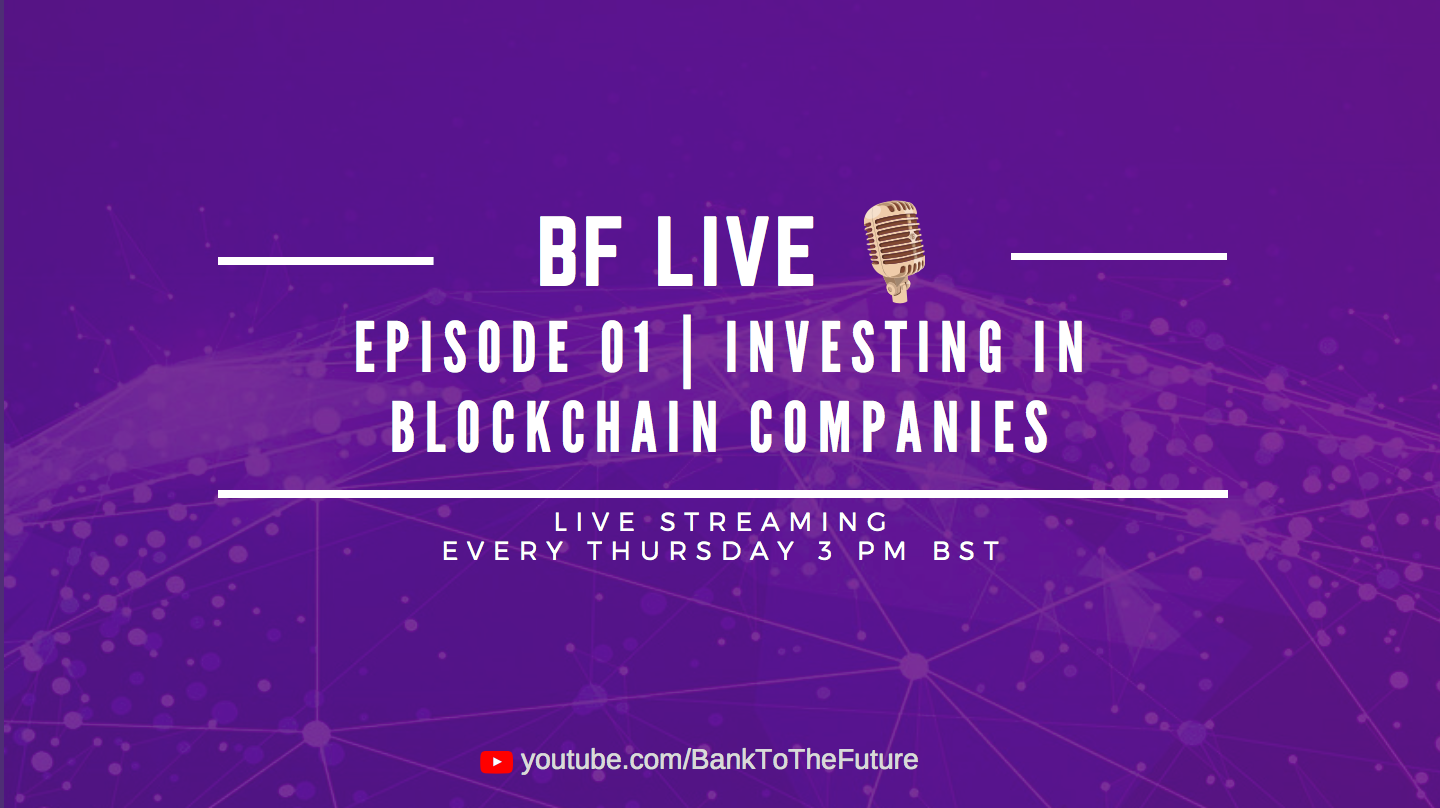 Bnk To The Future Live Ep. 01 | Investing In Crypto Equity & Security Tokens
