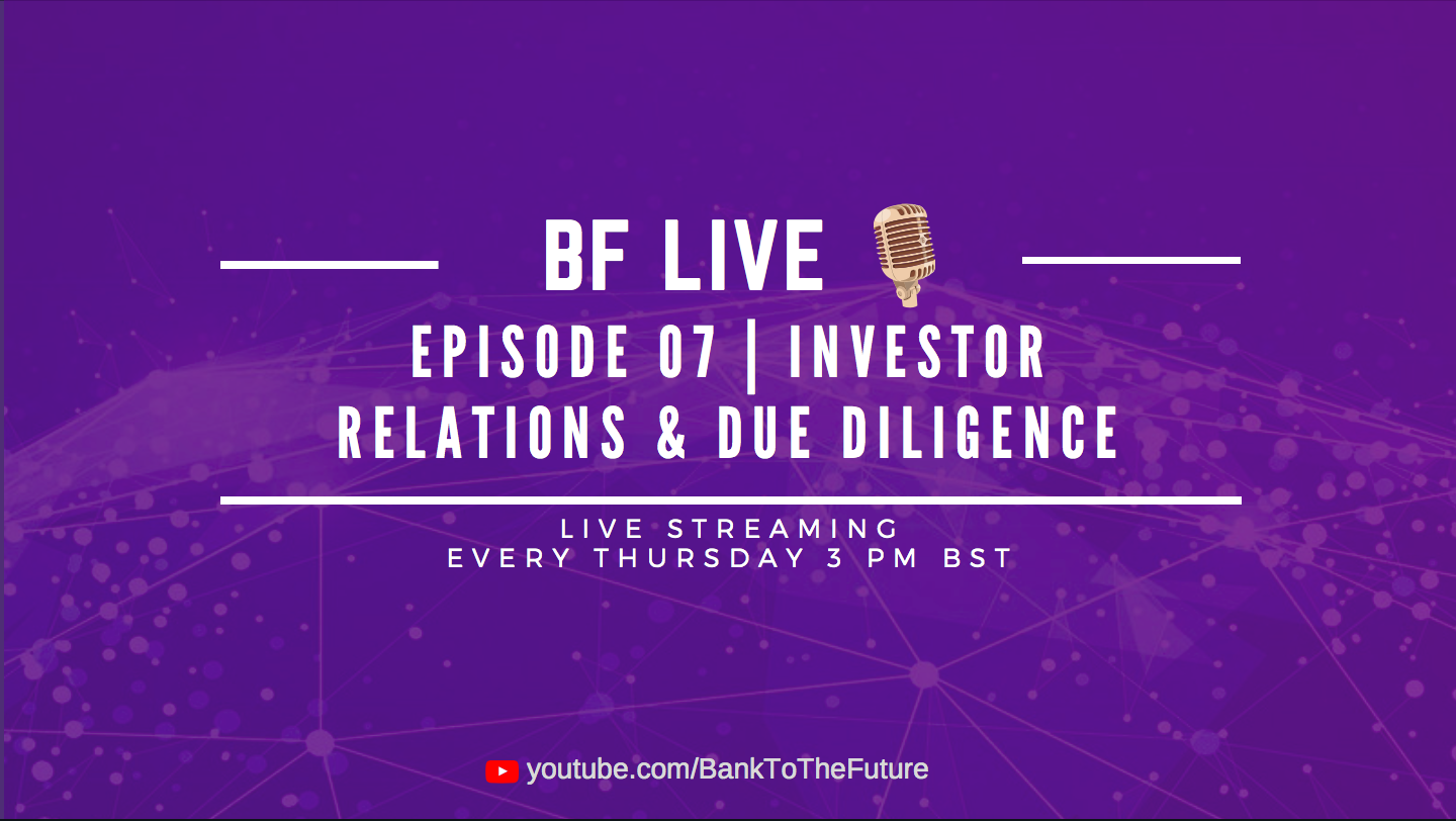 Bnk To The Future Live Ep. 07 | Investor Relations and Due Diligence