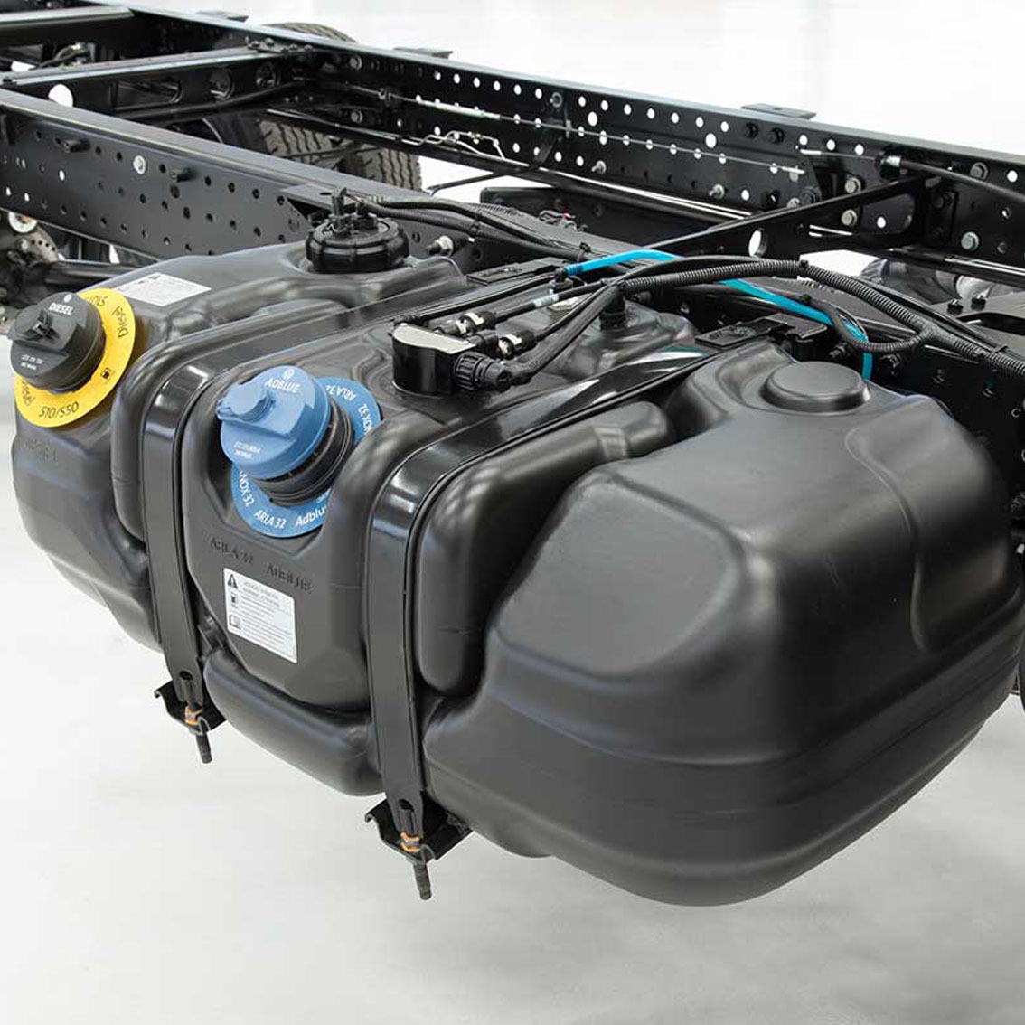 Tanque de Arla 32 em caminhão