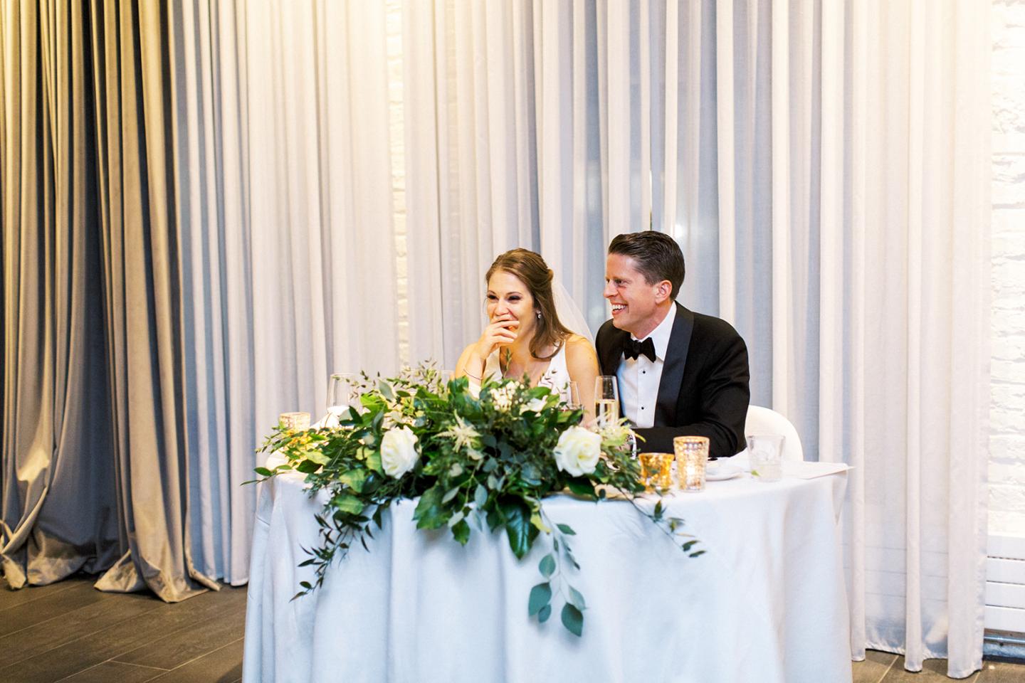 Sweetheart table at The Dalcy