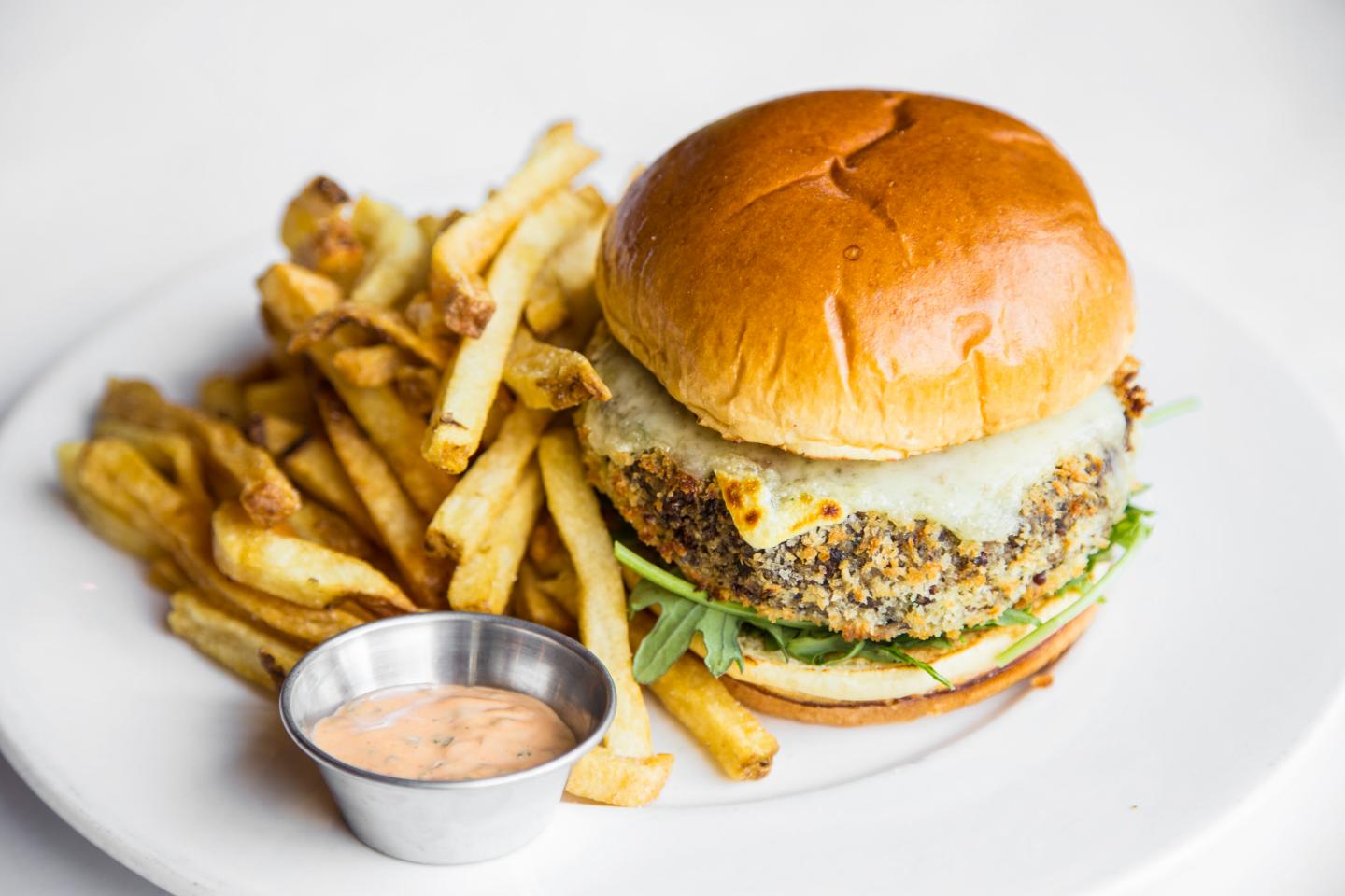 Beatrix Mushroom & Quinoa Burger