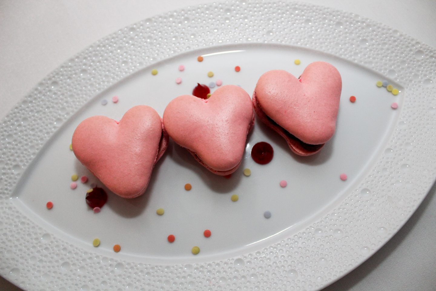 heart shape dessert from booth one