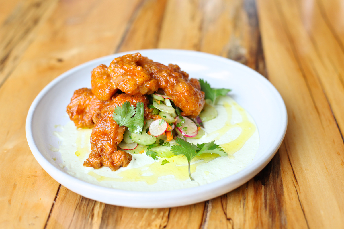 Cafe Ba-Ba-Reeba! offers a Spanish-influenced fried chicken that boasts a piri-piri sauce.