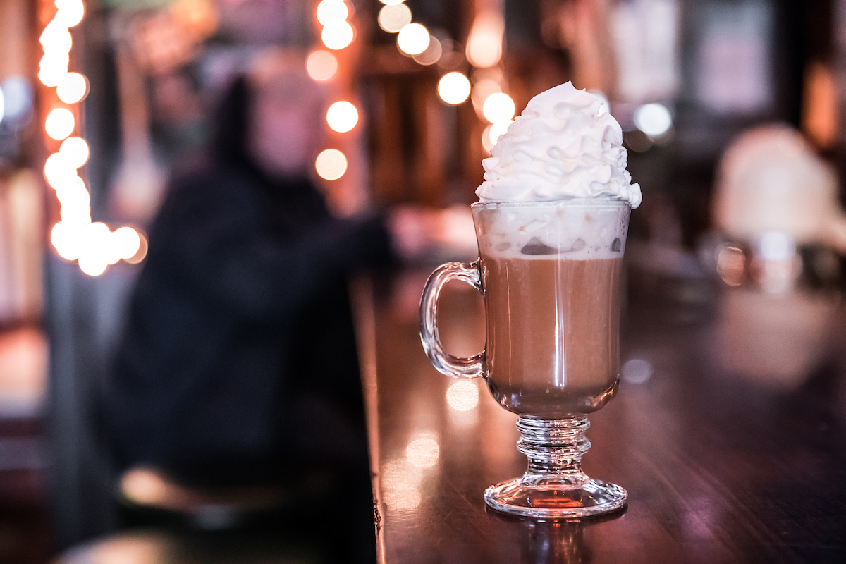 fully customizable, the B.Y.O.C.D. offers guests a boozy way to consume their weekend coffee