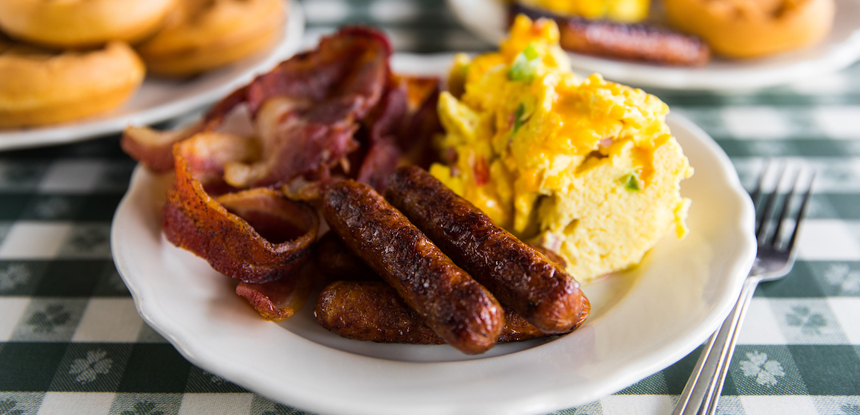 RJ Grunts Sausage Eggs Bacon