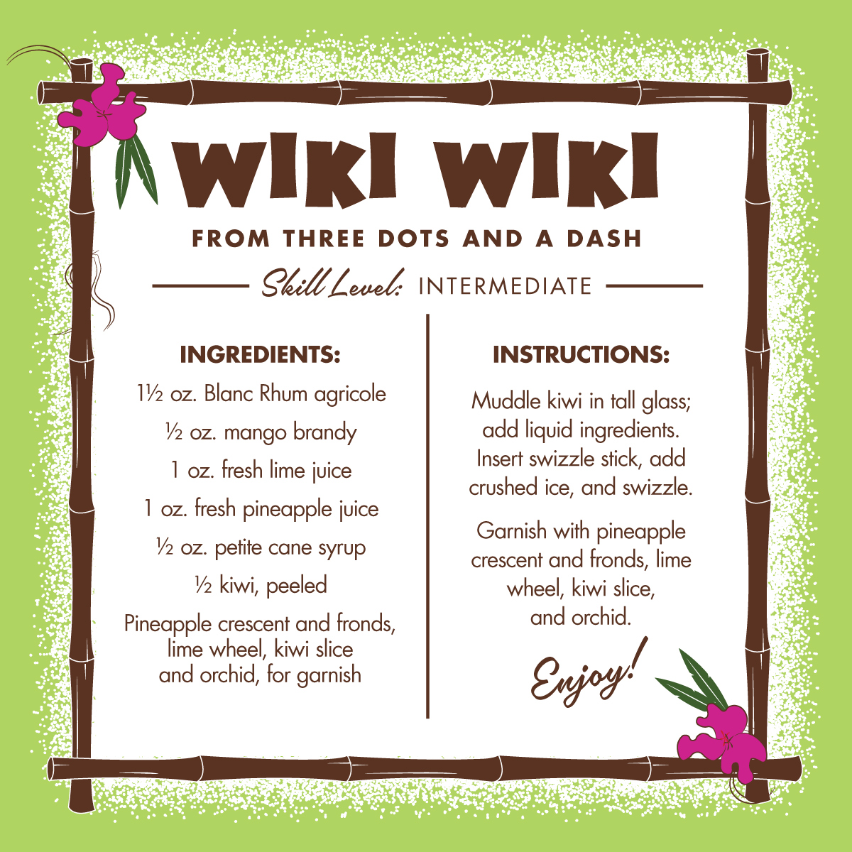 Recipe Three Dots and a Dash Wiki Wiki Lettuce Entertain You