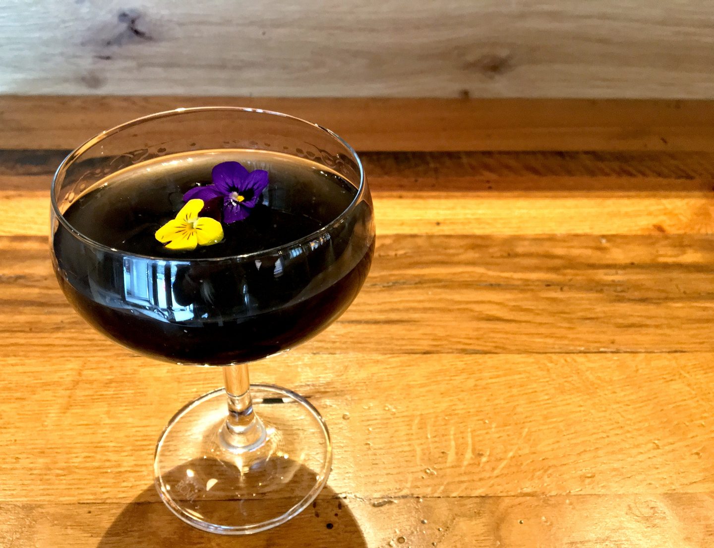 Recipe Beatrix's Charcoal Cocktail, Midnight Flight Lettuce