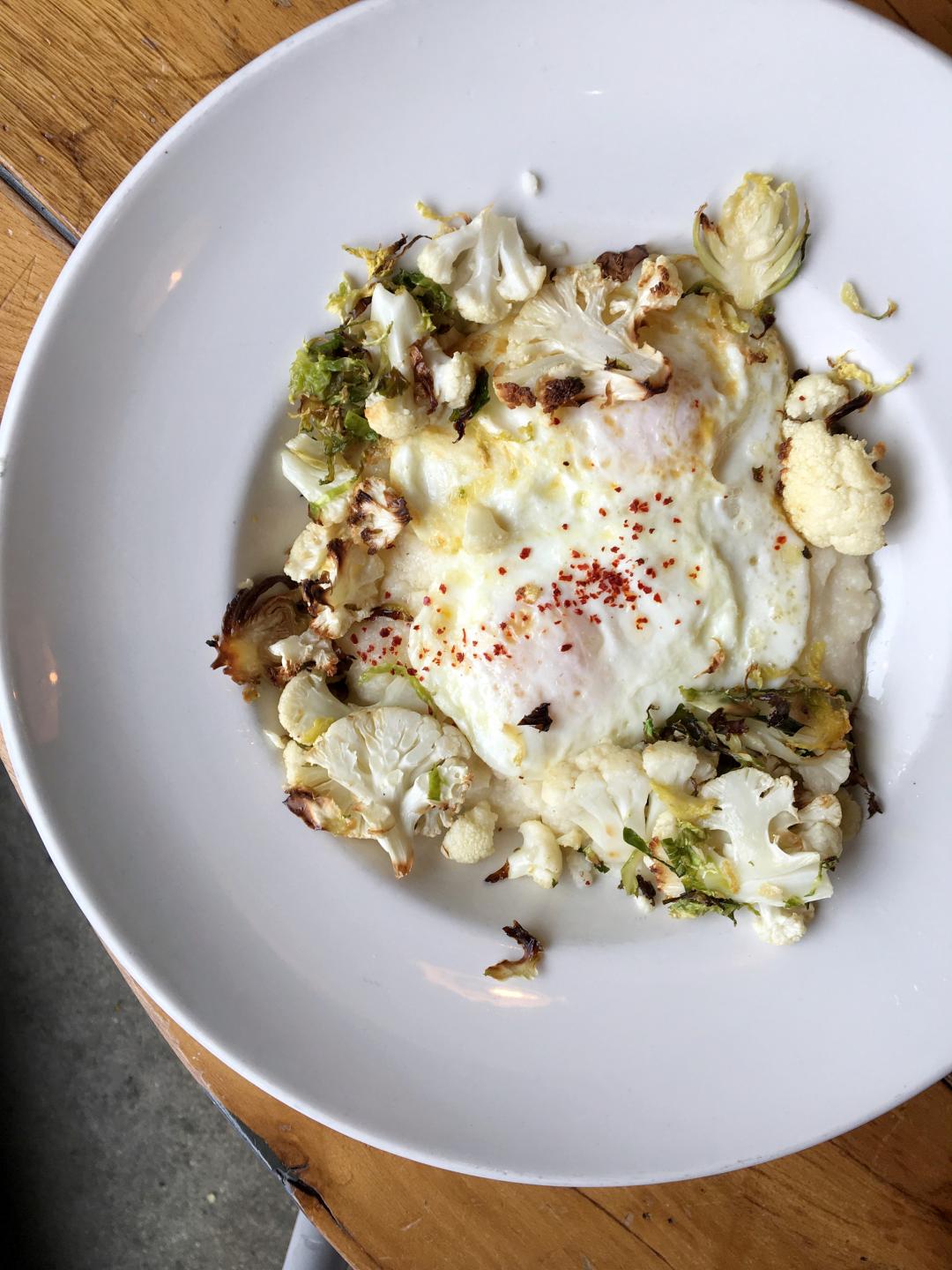 Cauliflower Grits at Beatrix
