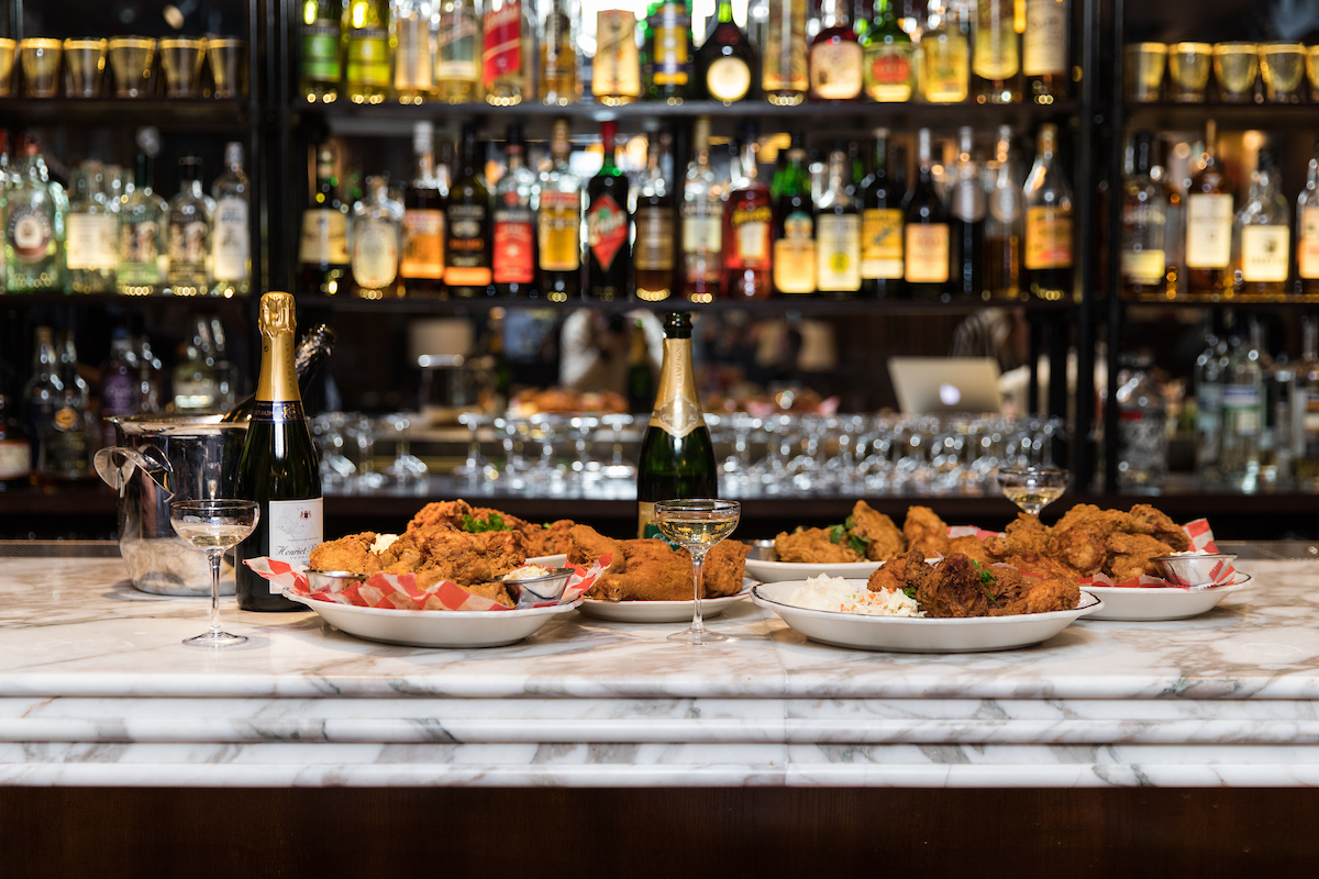 Fried Chicken & Champagne - the best combo since steak and red wine