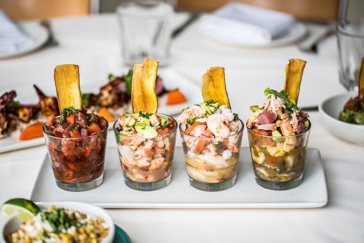 Ceviche Sampler at Nacional 27