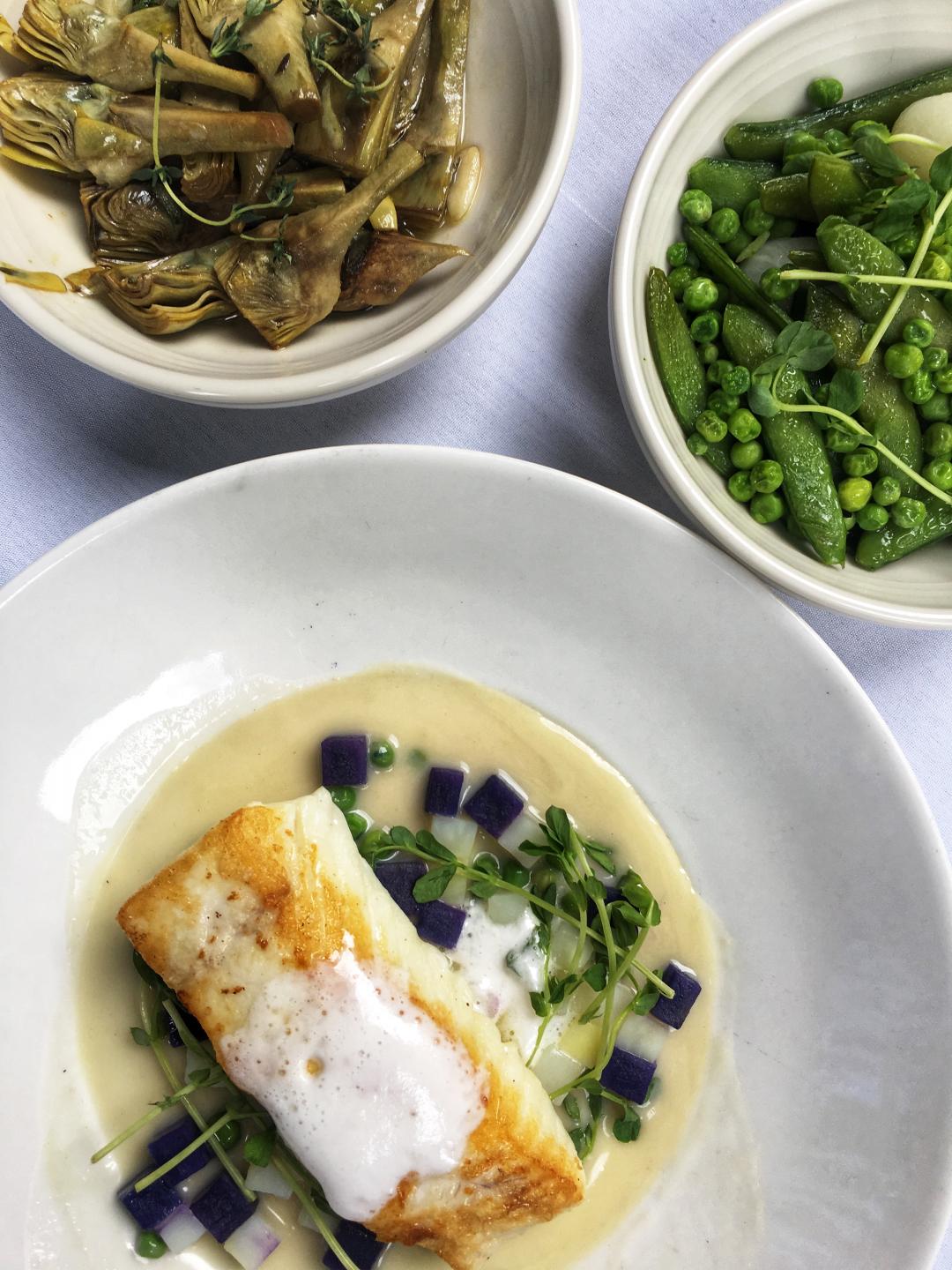 Shaw's Chicago's Pan Roasted Alaskan Halibut