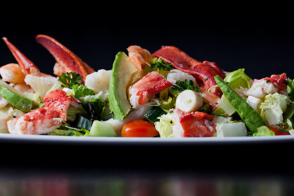Seafood chopped salad at Shaw's