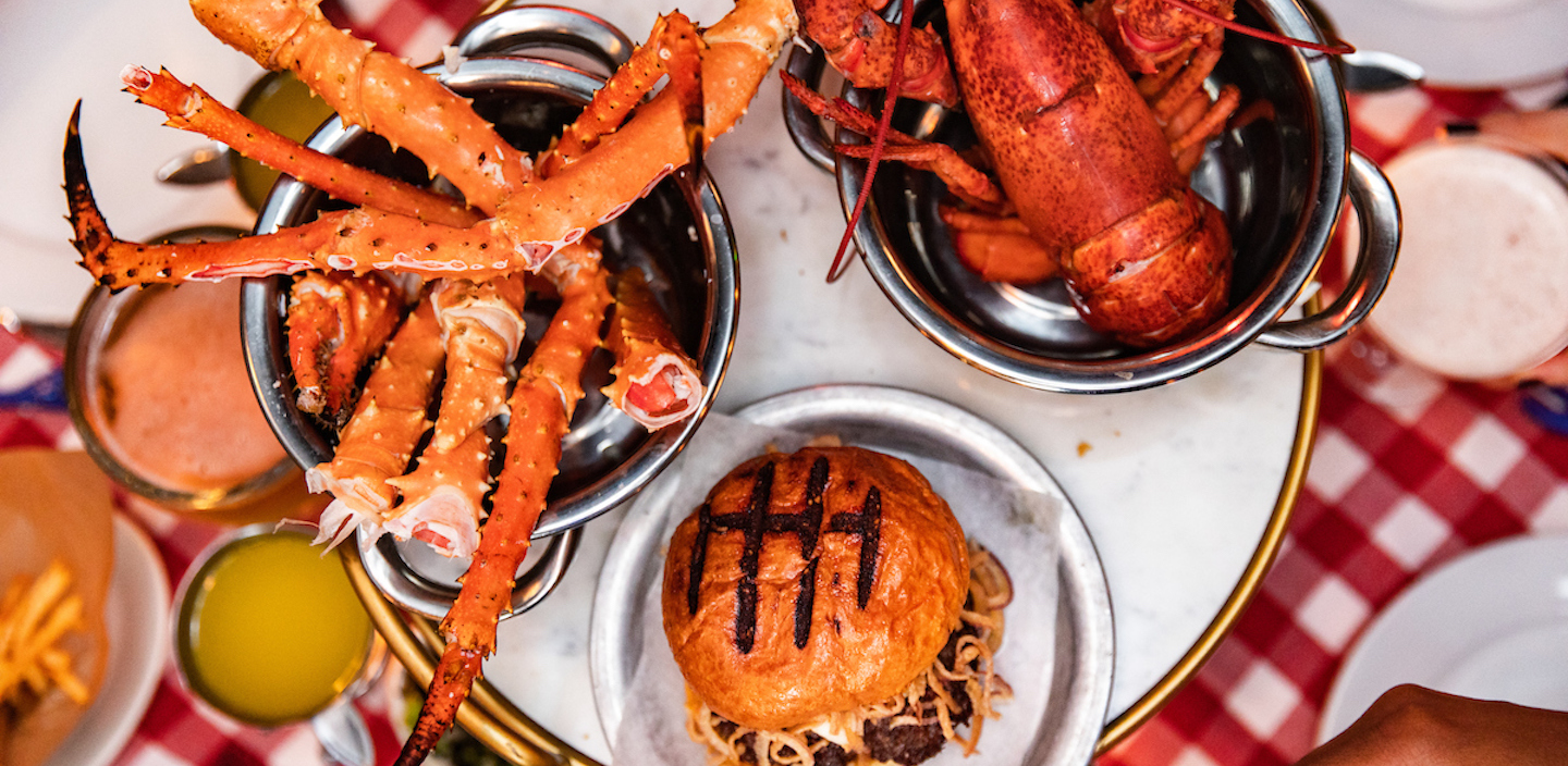 Crab Cellar Endless King Crab Prime Burgers Lettuce Entertain You