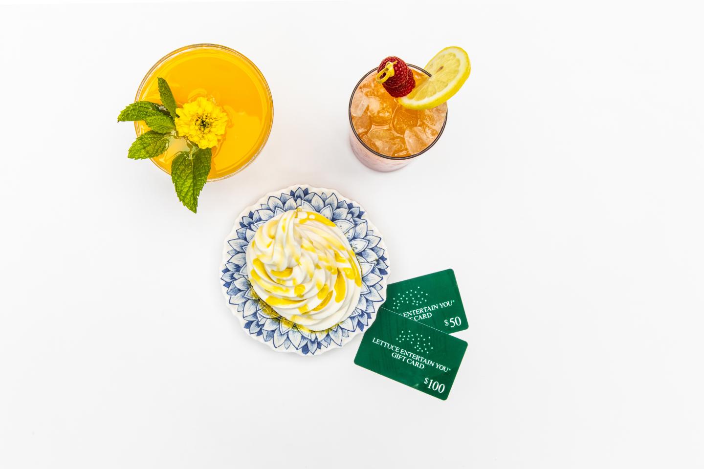 Mid-Year Promotion gift card and cocktails