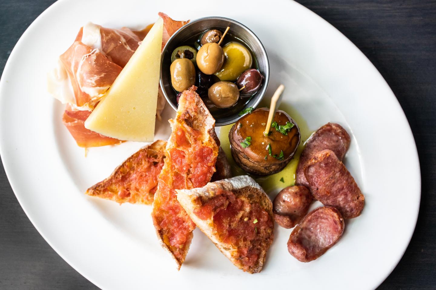 Basque Lunch Plate at Bar Ramone