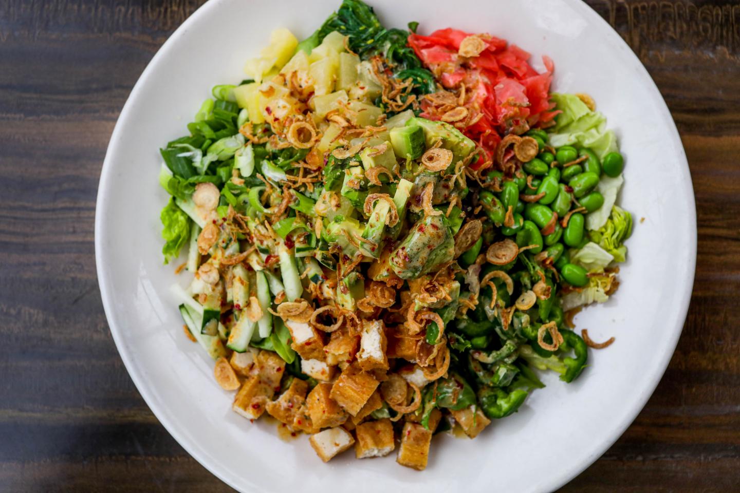 Big Bowl Tofu Poke Bowl vegetable chinese vegetable thai