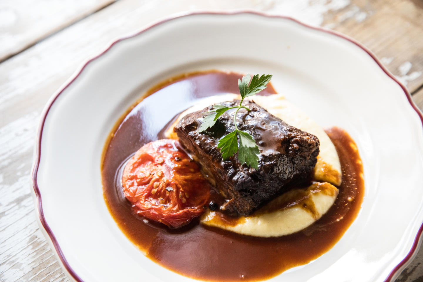 short rib from osteria via stato